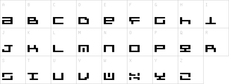 Uppercase characters