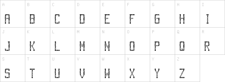 Uppercase characters