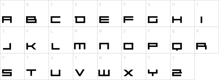 Uppercase characters