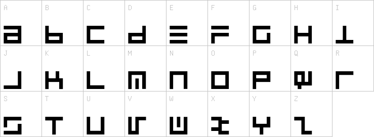 Uppercase characters