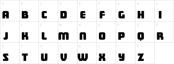 Uppercase characters