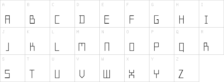 Uppercase characters
