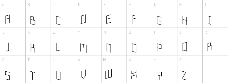 Uppercase characters