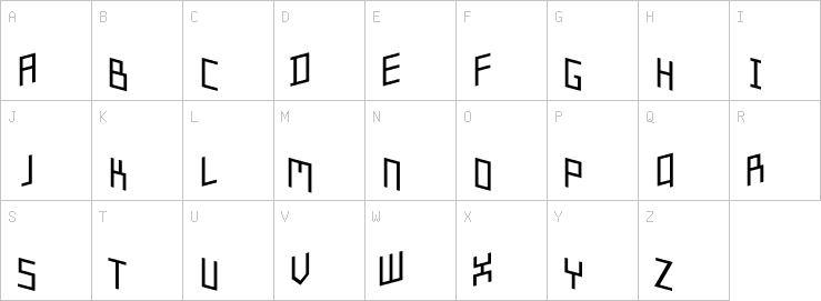 Uppercase characters