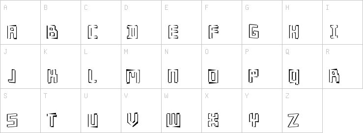 Uppercase characters