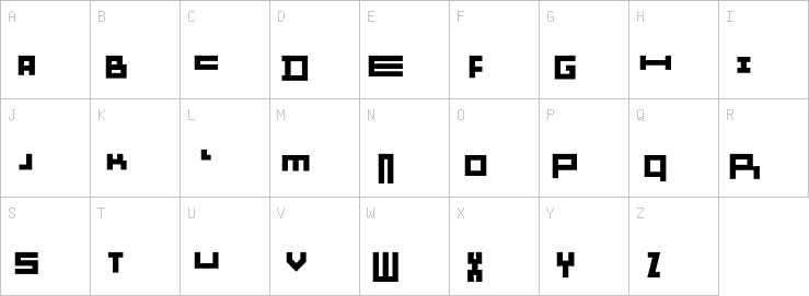 Uppercase characters