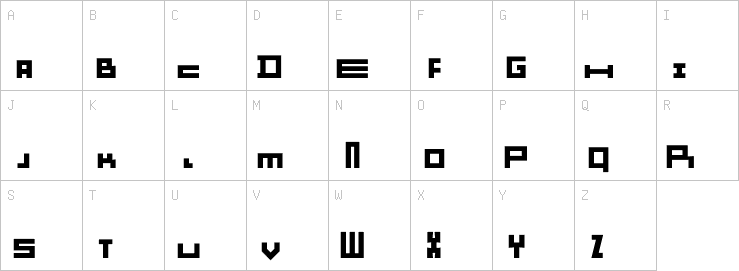 Uppercase characters