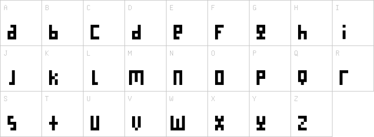 Uppercase characters