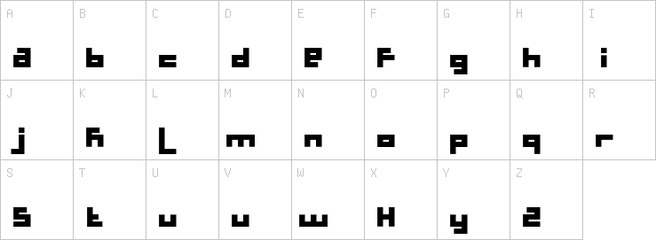 Uppercase characters