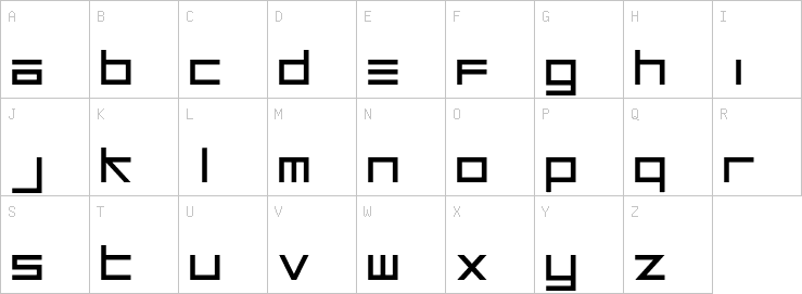 Uppercase characters