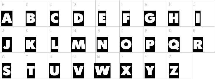 Uppercase characters