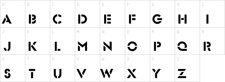 Uppercase characters
