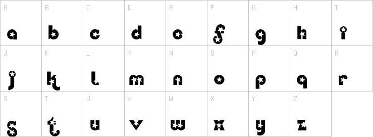Uppercase characters