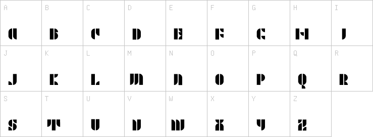 Uppercase characters