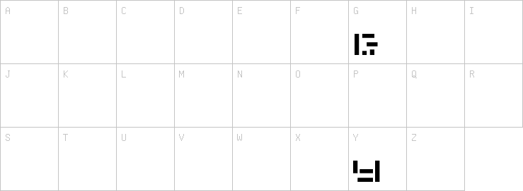 Uppercase characters