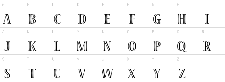 Uppercase characters