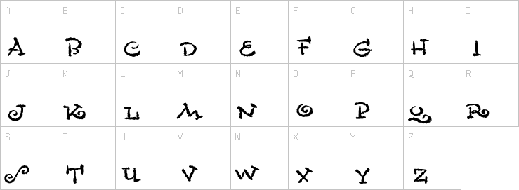 Uppercase characters