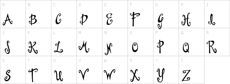 Uppercase characters