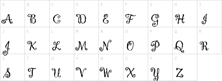 Uppercase characters
