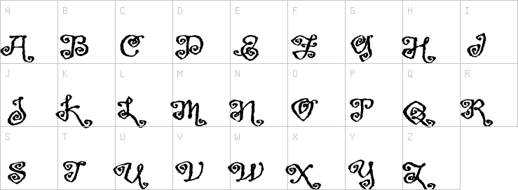 Uppercase characters