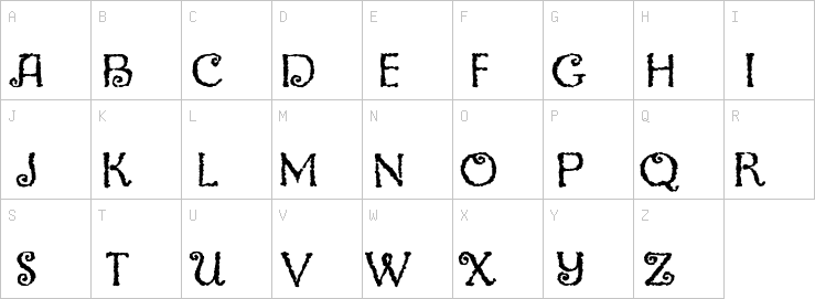 Uppercase characters