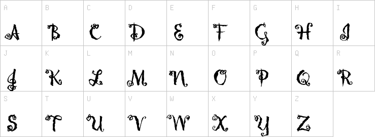 Uppercase characters