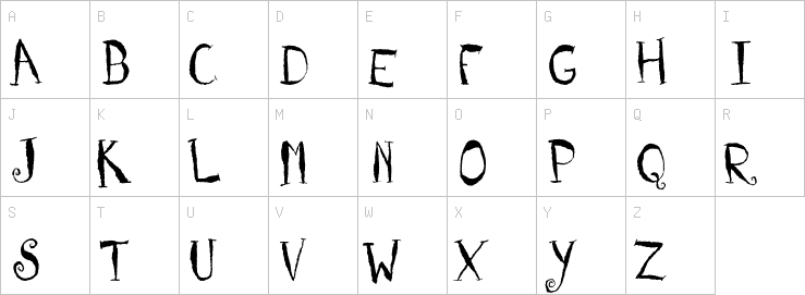 Uppercase characters