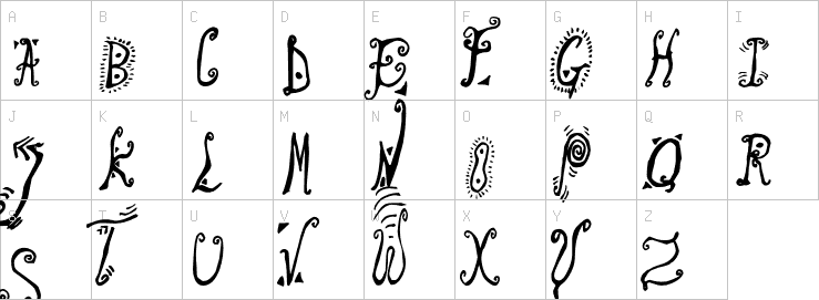 Uppercase characters