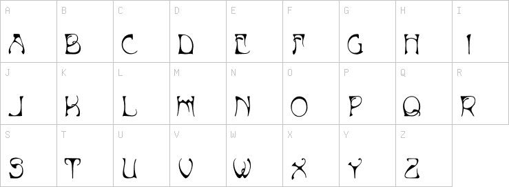 Uppercase characters