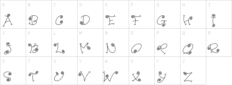 Uppercase characters