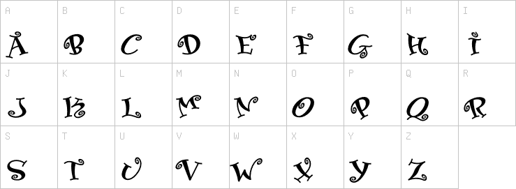 Uppercase characters