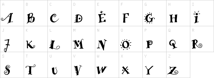 Uppercase characters