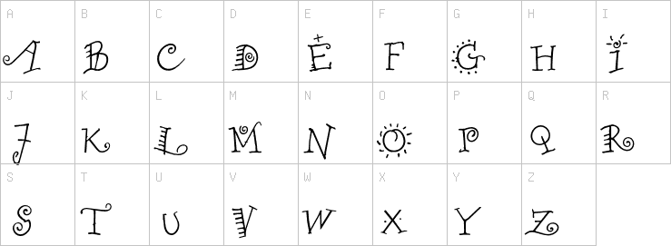 Uppercase characters