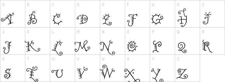 Uppercase characters