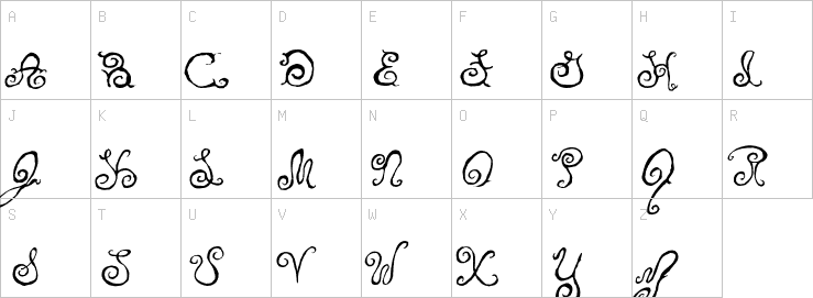 Uppercase characters