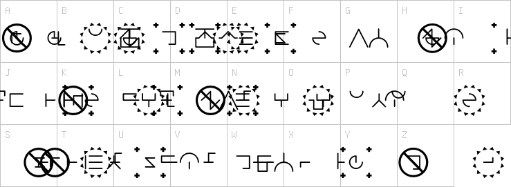 Uppercase characters