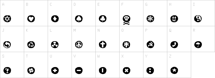 Uppercase characters