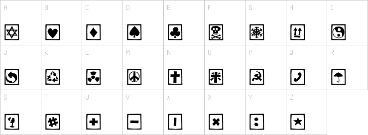 Uppercase characters