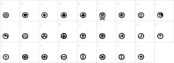 Uppercase characters