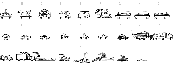 Uppercase characters