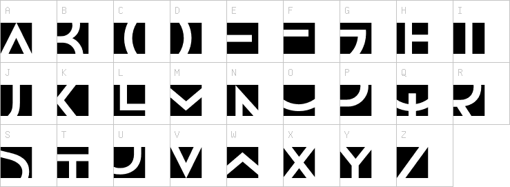 Uppercase characters
