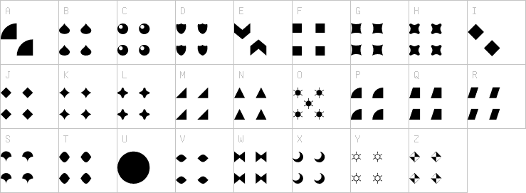 Uppercase characters