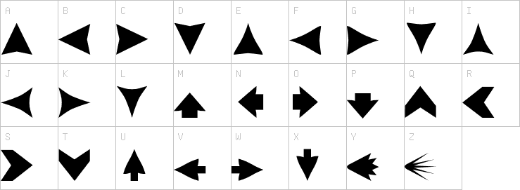 Uppercase characters