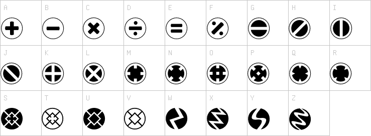 Uppercase characters