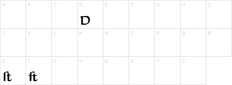 Uppercase characters
