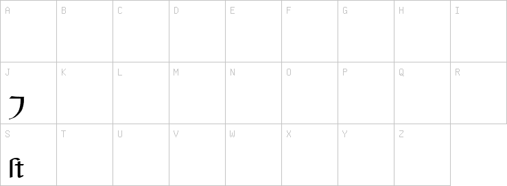 Uppercase characters