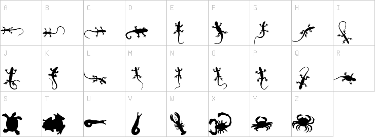 Uppercase characters