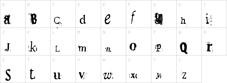 Uppercase characters