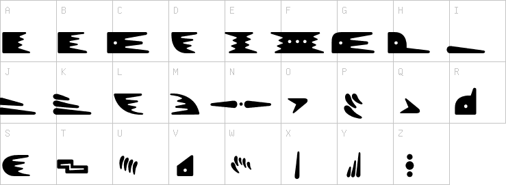 Uppercase characters