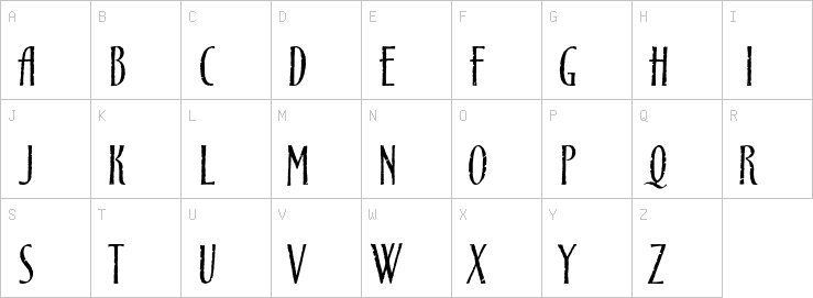 Uppercase characters